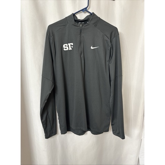 Nike Tops - Nike Dri Fit 1/4 Zip Long‎ Sleeve Pullover Womens Large D18